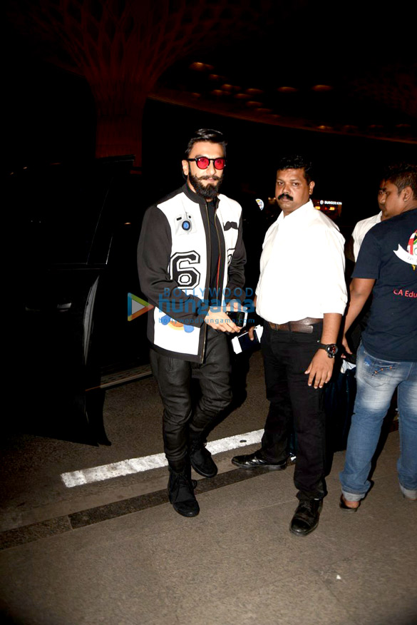ranveer singh deepika padukone depart for dubai 3