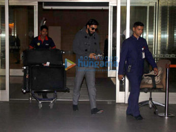 Ranveer Singh snapped as he returns from London