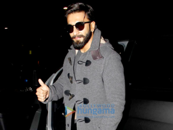 Ranveer Singh snapped as he returns from London