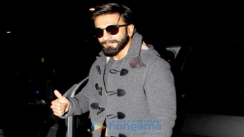 Ranveer Singh snapped as he returns from London