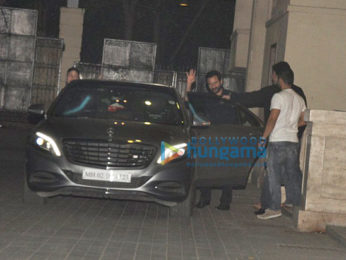Salman Khan, Lulia Vantur, Saif Ali Khan and Kareena Kapoor Khan snapped post party at Amrita Arora's house