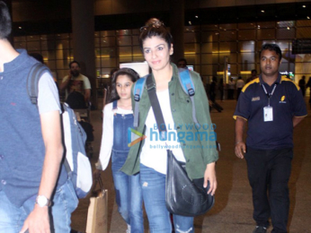 Salman Khan & Raveena Tandon snapped at the airport