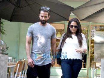 Shahid Kapoor & Mira Rajput snapped post lunch at The Kitchen Garden