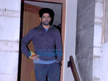 Shraddha Kapoor snapped post meeting at Farhan Akhtar's house