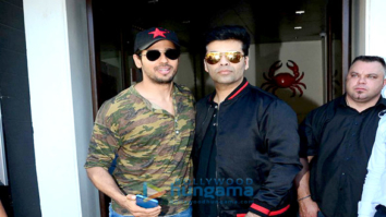 Sidharth Malhotra, Alia Bhatt & Karan Johar snapped post lunch at ‘Bastian’