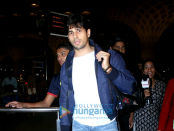 Sidharth Malhotra departs for New Zealand