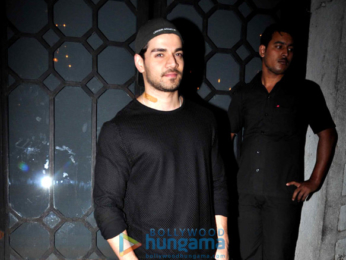 Sooraj Pancholi snapped post dinner in Bandra