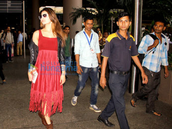 Urvashi Rautela spotted at the Mumbai international airport
