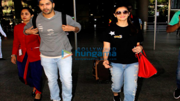 Varun Dhawan & Alia Bhatt return from Singapore schedule of ‘Badrinath Ki Dulhania’