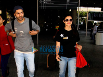 Varun Dhawan & Alia Bhatt return from Singapore schedule of 'Badrinath Ki Dulhania'