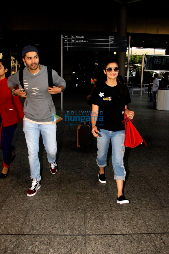varun dhawan alia bhatt return from singapore schedule of badrinath ki dulhania 4