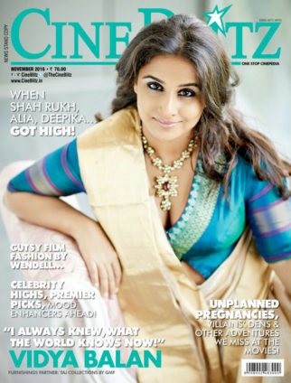 Vidya Balan On The Cover Of Cine Blitz,Nov 2016