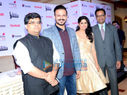 Vivek Oberoi & Sai Tamhankar at the media meet of ‘Filmfare Awards Marathi 2016’