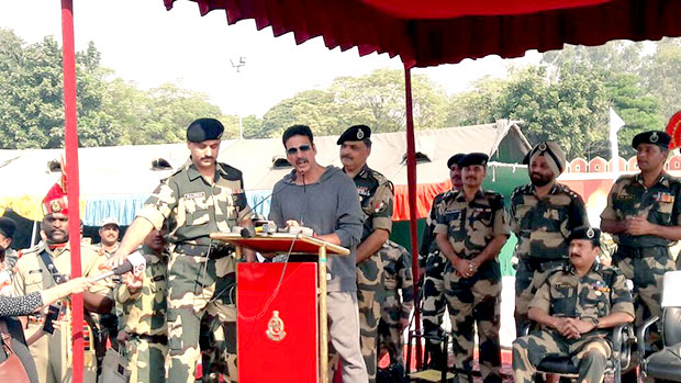 Check out: Akshay Kumar visits the jawaans at BSF base camp
