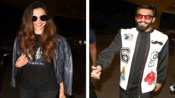 Ranveer Singh, Deepika Padukone Spotted At Airport