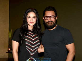 Aamir Khan and Sunny Leone snapped at Lightbox