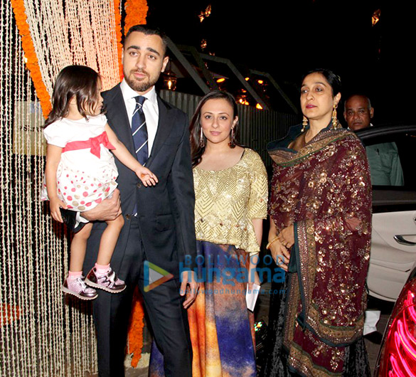 Imran Khan & Aamir Khan’s family snapped at a family wedding