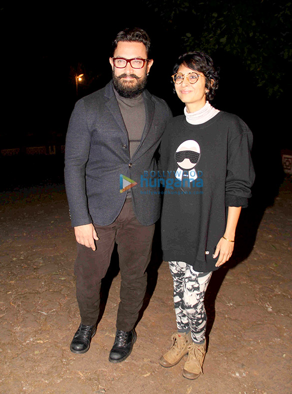 Aamir Khan & Kiran Rao snapped at their Panchgani farmhouse on their wedding anniversary Aamir Khan & Kiran Rao snapped at their Panchgani farmhouse on their wedding anniversary