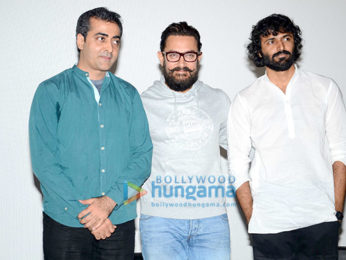 Aamir Khan at the first look launch of 'Secret Superstar'