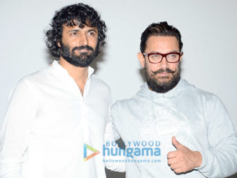 Aamir Khan at the first look launch of 'Secret Superstar'