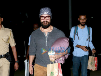 Aamir Khan returns from Lucknow after promoting 'Dangal'