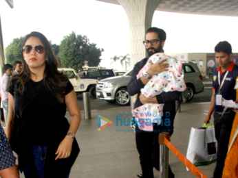 Ajay Devgn, Shahid Kapoor and Kajol snapped at the airport