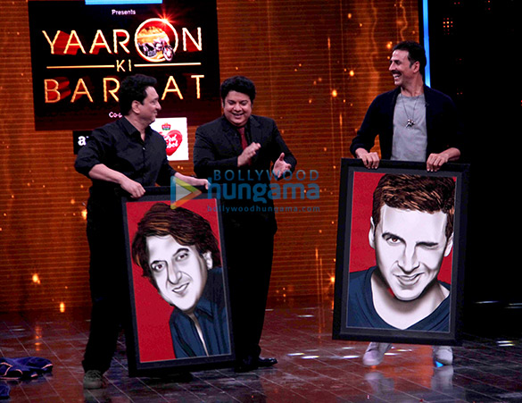 akshay and sajid nadiadwala on sets of yaaron ki baraat 5