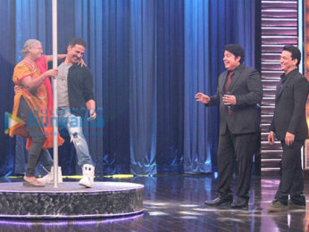 Akshay Kumar and Sajid Nadiadwala snapped on sets of Yaaron Ki Baraat