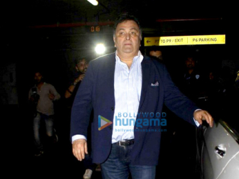 Amitabh Bachchan, Rishi Kapoor and Raju Hirani snapped at the airport