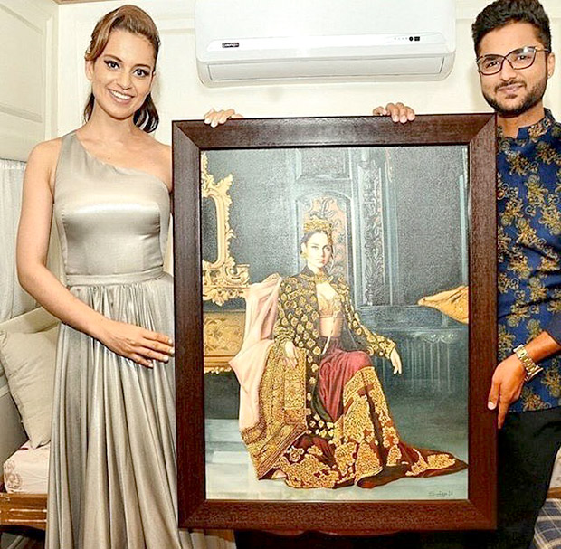 Check out Kangna Ranaut turns Queen once again for a portrait