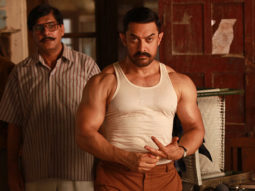 Watch: Little Azad Khan ‘wrestling’ with papa Aamir Khan on the sets of Dangal