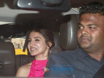 Deepika Padukone & Anushka Sharma grace the screening of 'Befikre' hosted by Ranveer Singh