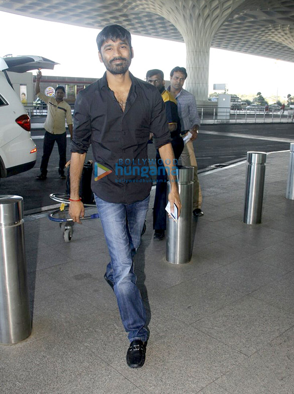 Dhanush, Kriti Sanon, Neha Dhupia and others snapped at the airport