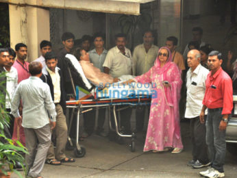 Dilip Kumar snapped with wife Saira Banu post discharge from hospital