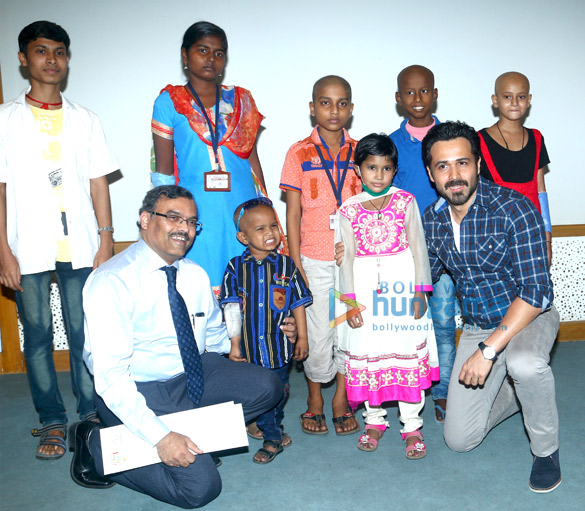 emraan hashmi meets special kids at tata memorial hospital 1