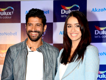 Farhan Akhtar and Shraddha Kapoor launch new colour range from Dulux