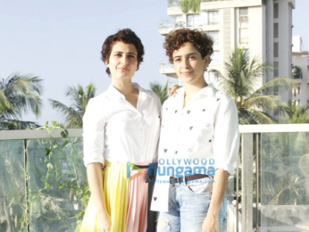 Fatima Sana Shaikh and Sanya Malhotra snapped promoting their film Dangal