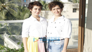 Fatima Sana Shaikh and Sanya Malhotra snapped promoting their film Dangal