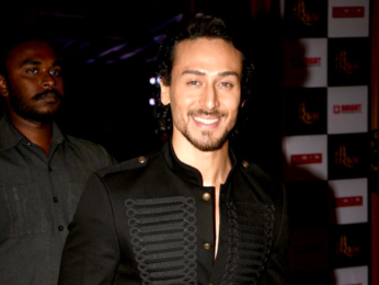 Amitabh Bachchan and Tiger Shroff at the launch of Ganesh Acharya's movie Bikhari