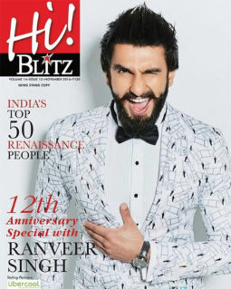 Ranveer Singh On The Cover Of Hi! Blitz