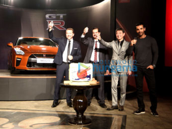 John Abraham unveils the new Nissan GTR in India