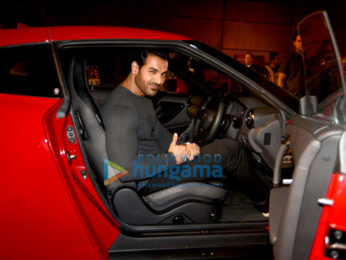 John Abraham unveils the new Nissan GTR in India