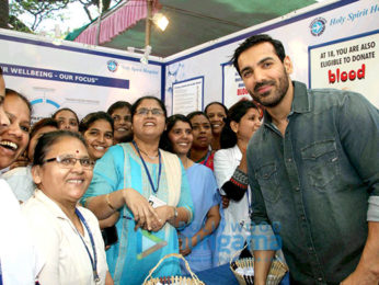 John Abraham graces the Holy Spirit Hospital golden jubilee celebrations