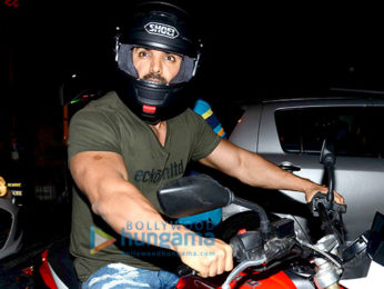 John Abraham snapped biking in bandra