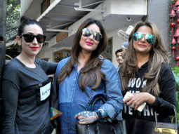 Kareena Kapoor Khan, Karisma Kapoor and Amrita Arora snapped post lunch in Bandra