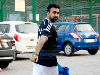 Ranbir Kapoor & Raj Kundra snapped at St Andrews Ground