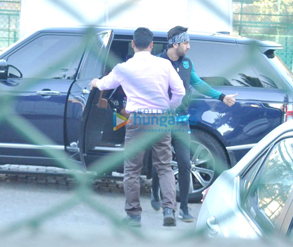 Ranbir Kapoor snapped at the football practice Ranbir Kapoor snapped at the football practice