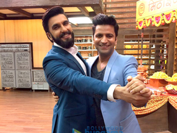 Ranveer Singh, Vaani Kapoor and Vidya Balan snapped on sets of Masterchef India