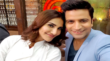 Ranveer Singh, Vaani Kapoor and Vidya Balan snapped on sets of Masterchef India