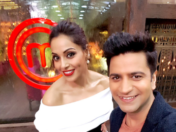 Ranveer Singh, Vaani Kapoor and Vidya Balan snapped on sets of Masterchef India